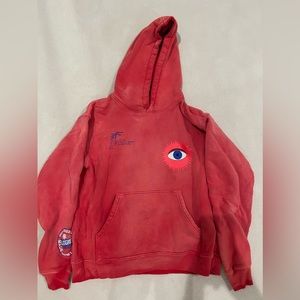 Madhappy Vintage ‘Palm Tree Crew’ Red Hoodie. Size Small.